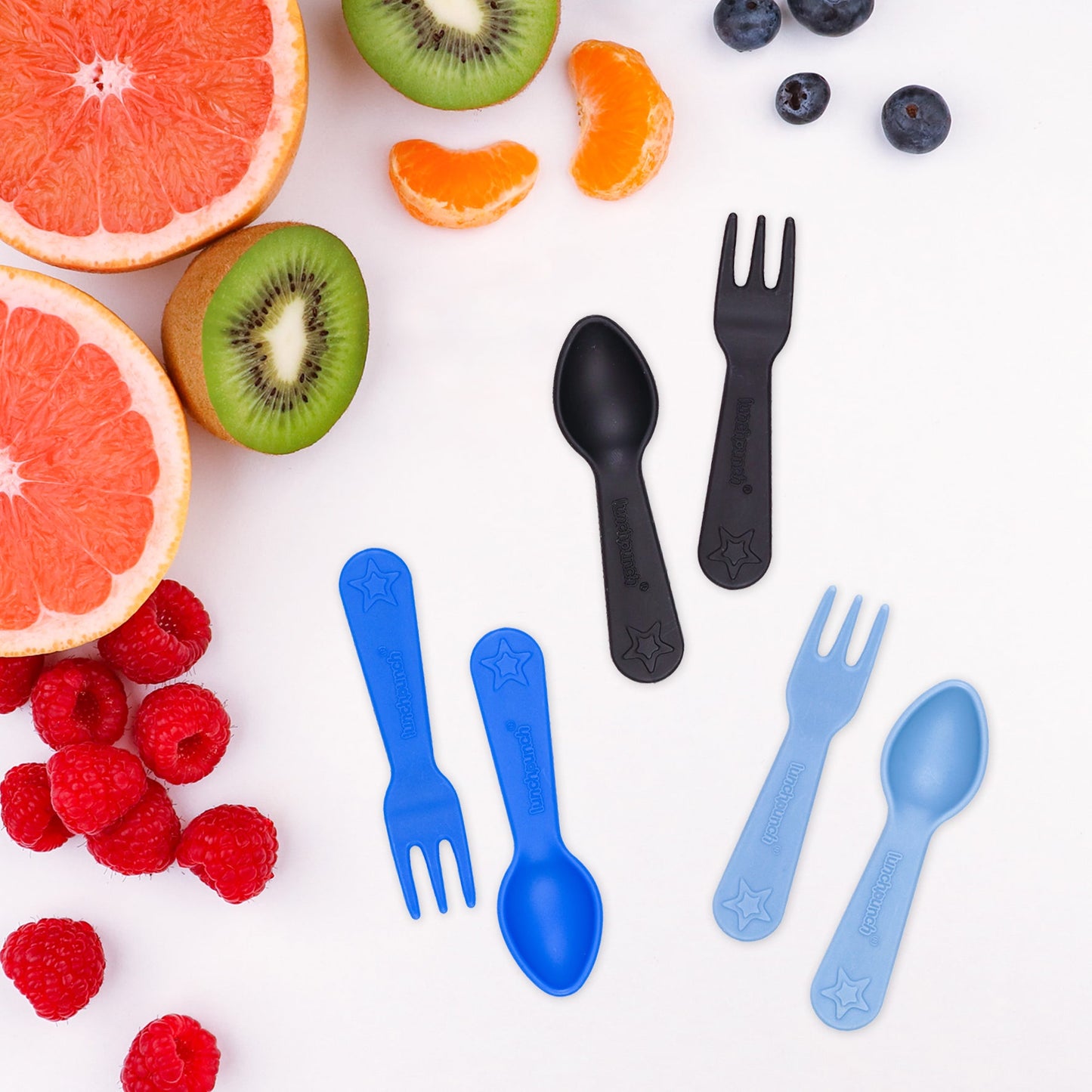 Fork & Spoon Set | Blue
