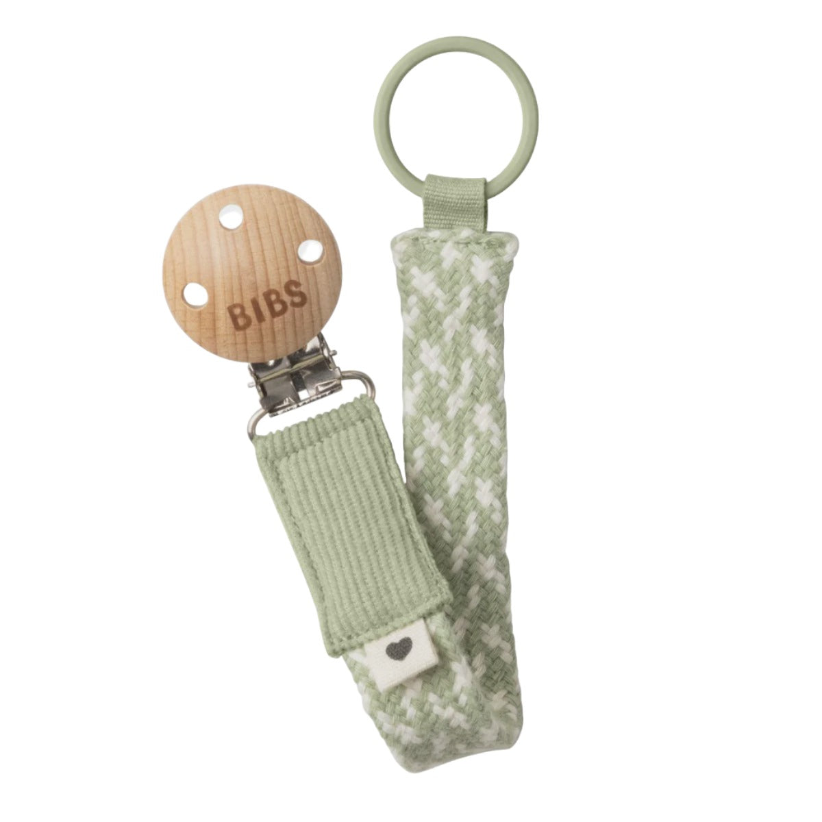 Pacifier Clip | Sage/Ivory