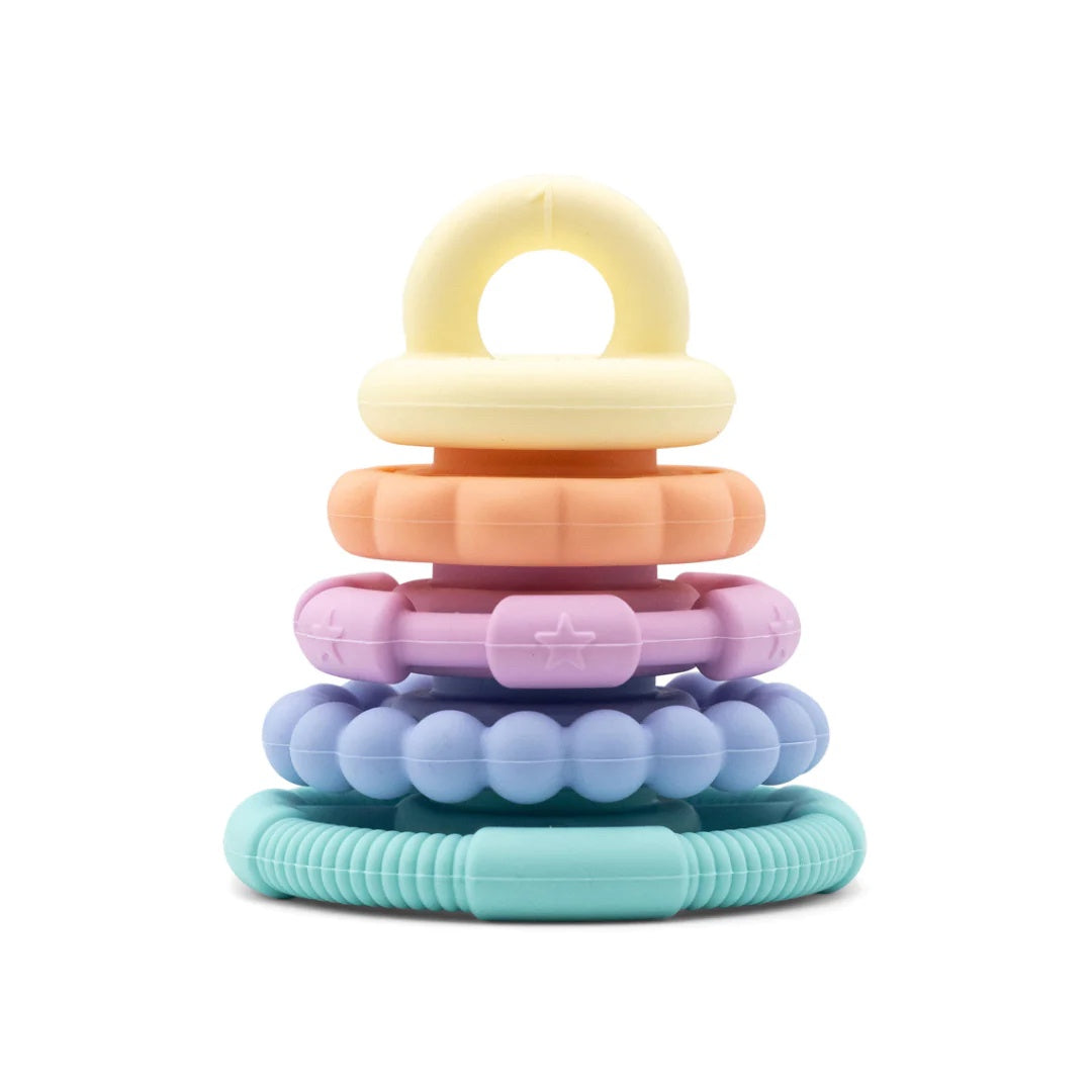 Rainbow Stacker & Teething Toy | Pastel