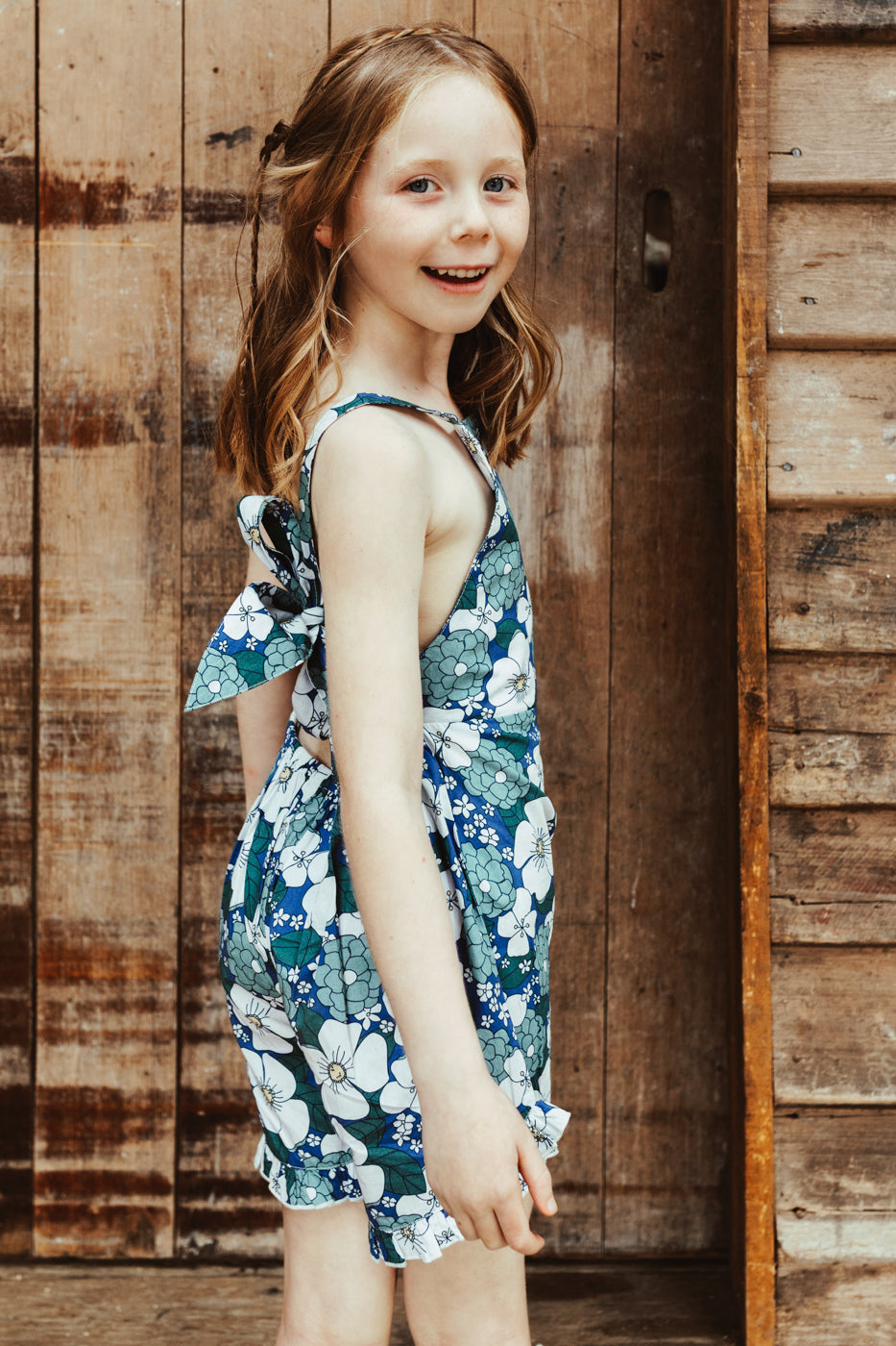Moon Jumpsuit | Dahlia Print